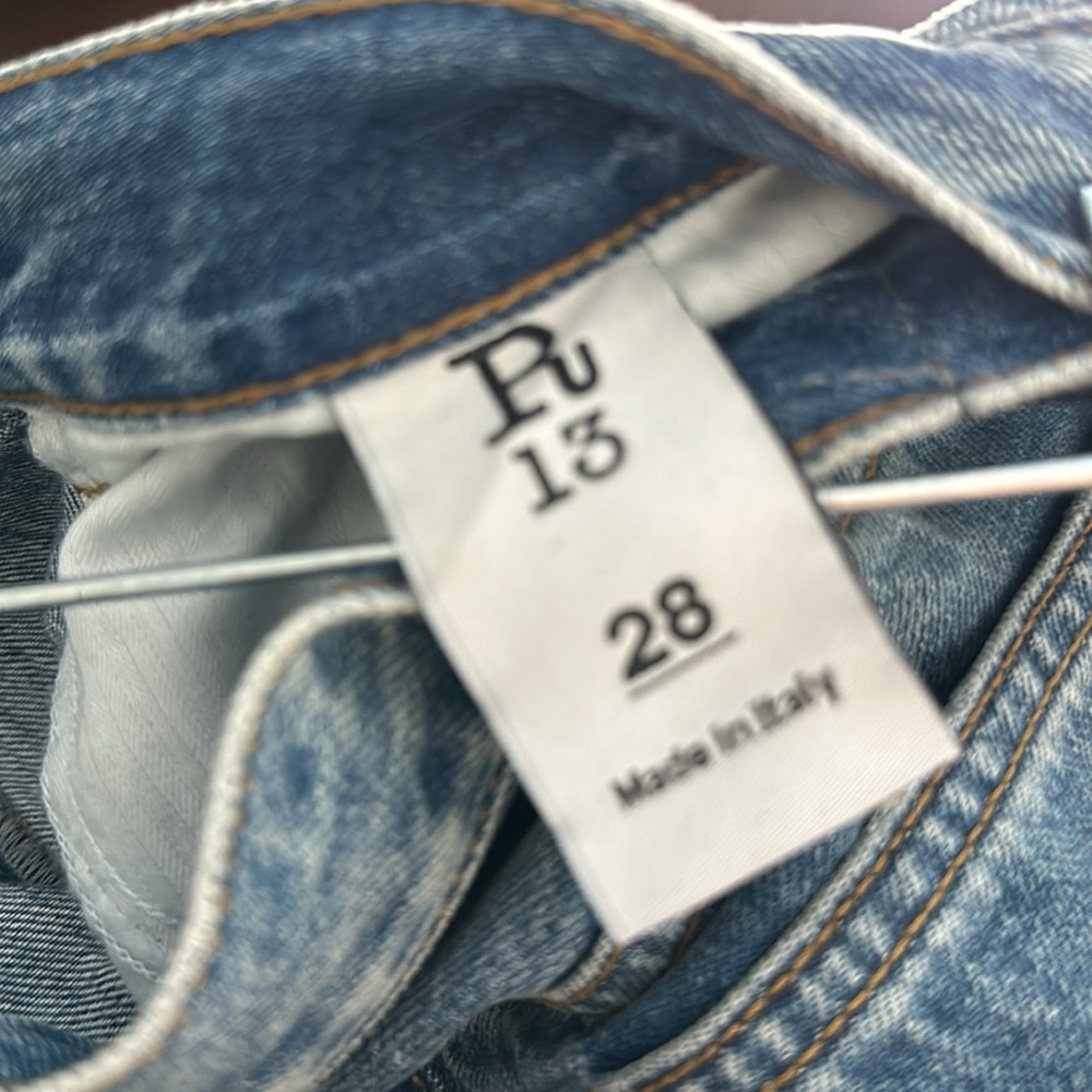 R13 brand new never worn cross button denim skirt - Picture 8 of 9